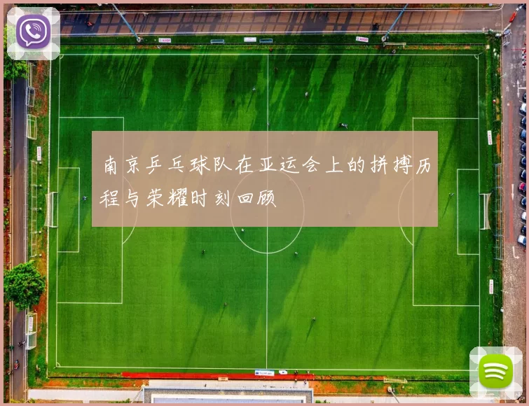 南京乒乓球队在亚运会上的拼搏历程与荣耀时刻回顾